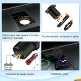 Nilight PD Type C | QC 3.0 USB Charger Voltmeter, view 6