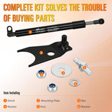 Nilight Pickup Tailgate Assist Shock Accessories for 99-06 Silverado Sierra, Truck Tail Gate Lift Assist Tailgate Shock Damper fit for Chevrolet Silverado GMC Sierra 1999-2002 2003 2004 2005 2006, view 4