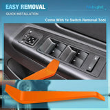 Nilight 2007 2008 2009 2010 2011 2012 2013 Chevy Silverado GMC Sierra Yukon 2009-2013 Buick Enclave 2009-2016 Traverse 2008-2011 HHR Power Master Window Switch, view 4