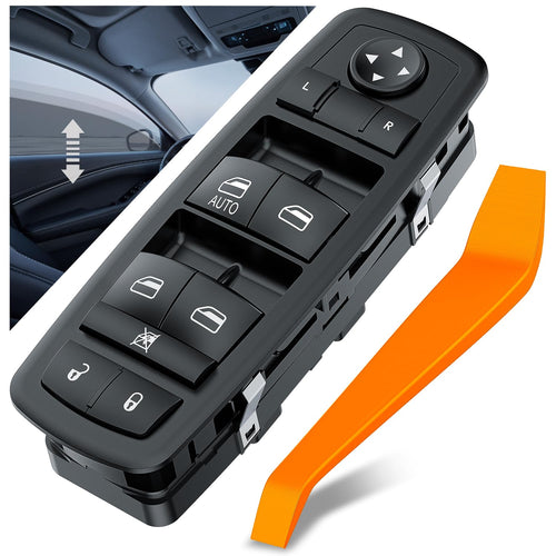 Nilight Power Master Window Switch Compatible with 2017 2018 2019 Dodge Journey Front Left Driver Side Windows Control Switches Replacement Set with Removal Tool