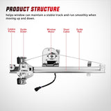 Nilight Power Window Regulator/Motor Rear Driver Side Compatible with Chevrolet Silverado/GMC Sierra 1500 2500 HD 3500 HD 2007 2008 2009 2010 2011 2012 2013,Rear Left,741-388, view 6