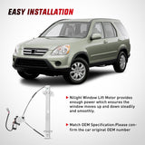 Nilight Power Window Regulator with Motor Assembly Replacement for Honda CR-V 2002 2003 2004 2005 2006, Front Driver Side, 741-302, view 5