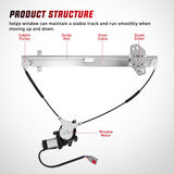 Nilight Power Window Regulator with Motor Assembly Replacement for Honda CR-V 2002 2003 2004 2005 2006, Front Driver Side, 741-302, view 6