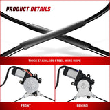 Nilight Power Window Regulator with Motor Assembly Replacement for Honda Pilot 2003 2004 2005 2006 2007 2008, Front Driver Side, 748-129, view 3