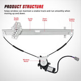 Nilight Power Window Regulator with Motor Assembly Replacement for Honda Pilot 2003 2004 2005 2006 2007 2008, Front Driver Side, 748-129, view 5