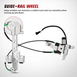Nilight Power Window Regulator with Motor Rear Driver Side,Compatible with Cadillac Escalade/Chevy Tahoe/GMC Yukon 2002 2003 2004 2005 2006,Rear Left,748-228, view 5