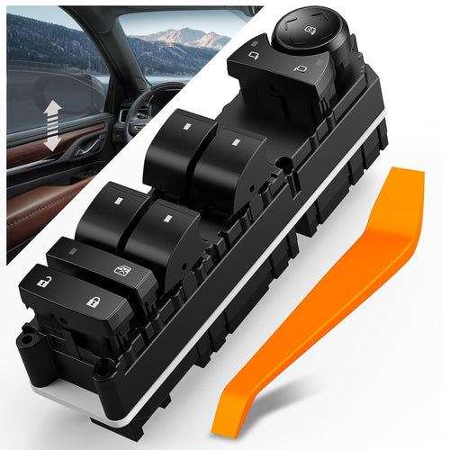 Nilight Power Window Switch for 2007-2013 Chevrolet Avalanche/GMC Sierra | for 2008 2009 2010 2011 2012 2013 2014 2015 2016 2017 2018 Chevrolet Silverado 11-14 GMC Yukon 15093439 20835552 1S15733