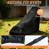 Nilight Push Lawn Mower Cover 75 Inch, Waterproof Walk Behind Mower Cover | 420D Heavy Duty Fabric, All-weather & UV Protection, view 6