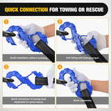 Nilight Quick Release S-Tow Shackle Hook – Heavy Duty Off-Road Recovery Hook, Fits Winch Rope & Recovery Strap, 11,000 LBS Working Load, for Jeep, SUV, ATV, Trailers, Blue, view 2