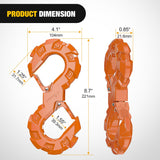 Nilight Quick Release S-Tow Shackle Hook – Heavy Duty Off-Road Recovery Hook, Fits Winch Rope & Recovery Strap, 11,000 LBS Working Load, for Jeep, SUV, ATV, Trailers, Forged Steel, Orange, view 3