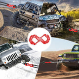 Nilight Quick Release S-Tow Shackle Hook – Heavy Duty Off-Road Recovery Hook, Fits Winch Rope & Recovery Strap, 11,000 LBS Working Load, for Jeep, SUV, ATV, Trailers, Forged Steel, Red, view 5