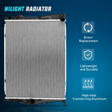 Nilight Radiator for BMW 128i 2008 2009 2010 2011 2012 2013, 325i, 328i 2007-2013, 328i xDrive 2009-2013, 330Ci 330i 330xi L6 3.0L 2006 Only Auto Trans, view 2