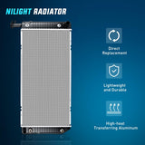 Nilight Radiator for Chevrolet Express 2500 3500, GMC Savana 3500 2500 4.8L 6.0L V 2004 2005 2006 2007 2008 2009 2010 2011 2012 2013 2014 2015 2016 2017 2018, view 2