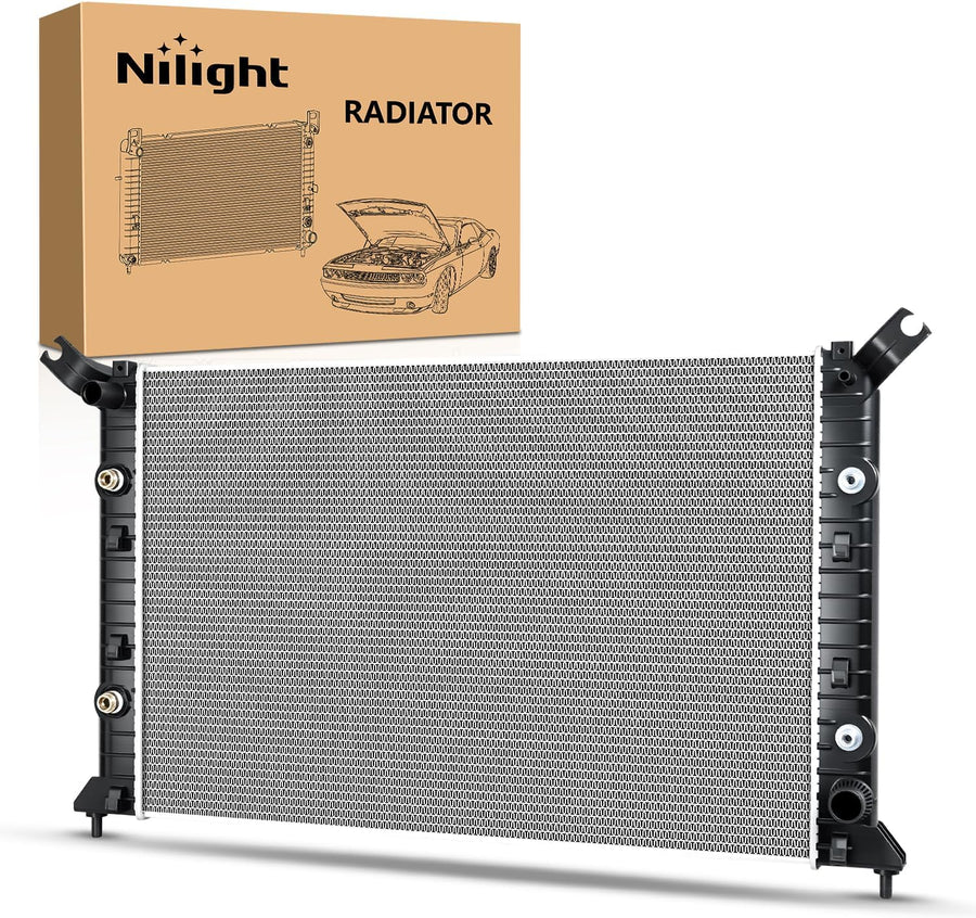 Nilight Radiator for Chevrolet Silverado 2500 HD 3500 HD, GMC Sierra 2500 HD 3500 HD 2011 2012 2013 2014 2015 2016 2017 2018 2019 Automatic Transmission
