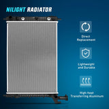 Nilight Radiator for Chevy Traverse 2009 2010 2011 2012 2013 2014 2015 2016 2017,GMC Acadia 2007-2016, Buick Enclave 2008-2017, Outlook 2007-2010 V6 3.6L, Automatic Trans, view 2