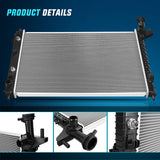 Nilight Radiator for Chevy Traverse 2009 2010 2011 2012 2013 2014 2015 2016 2017,GMC Acadia 2007-2016, Buick Enclave 2008-2017, Outlook 2007-2010 V6 3.6L, Automatic Trans, view 3