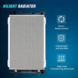 Nilight Radiator for Ford Escape 2001 2002 2003 2004 2005 2006 2007, Mazda Tribute 2001-2006, Mercury Mariner 2005-2008 3.0L V6, view 2
