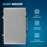 Nilight Radiator for Honda Odyssey V6 3.5L 2005 2006 2007 2008 2009 2010 Automatic Transmission, Engine Coolant Radiator Assembly with Transmission Oil Cooler, view 2