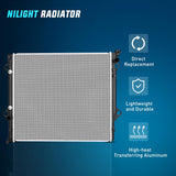 Nilight Radiator for Toyota 4Runner 2003 2004 2005 2006 2007 2008 2009, FJ Cruiser V6 4.0L 2007 2008 2009 2010 2011 2012 2013 2014 with Transmission Oil Cooler Replace# 1640031461, view 2
