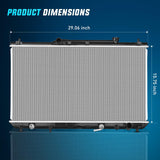 Nilight Radiator for Toyota Camry Solara 1997 1998 1999 2000 2001,Automatic Transmission Replace# 1640003140, 1640003141, view 4