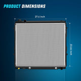 Nilight Radiator for Toyota Tundra 4.7L V8 2004 2005 2006, Sequoia 2001 2002 2003 2004 2005 2006 2007, view 4