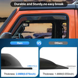 Nilight Rain Guards for 1996-2025 Chevrolet Express Van/GMC Savana Vent Window Visors 2016 2017 2018 2019 2020 2021 2022 2023 2024 2025, Original Window Deflectors-2PCS, view 4