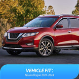 Nilight Rain Guards for Nissan Rogue 2021 2022 2023 2024 2025 Original Window Deflectors, Vent Window Visors-4PCS, view 6