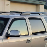 Nilight Rain Guards for Chevy Tahoe/GMC Yukon 2000 2001 2002 2003 2004 2005 2006, Out-Channel Window Visors Vent Wind Deflectors-4PCS, view 6
