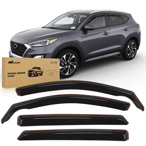 Nilight Rain Guards for Hyundai Tucson 2016 2017 2018 2019 2020 Window Deflectors, Vent Window Visors-4 Pieces