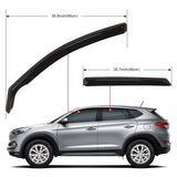 Nilight Rain Guards for Hyundai Tucson 2016 2017 2018 2019 2020 Window Deflectors, Vent Window Visors-4 Pieces, view 6