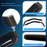 Nilight Rain Guards for Ford F150 2021 2022 2023 2024 Regular Cab/Super Crew/Super Cab, Vent Window Visors, Original Window Deflectors-2PCS, view 2