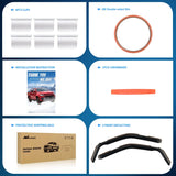 Nilight Rain Guards for Ford F150 2021 2022 2023 2024 Regular Cab/Super Crew/Super Cab, Vent Window Visors, Original Window Deflectors-2PCS, view 6