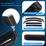 Nilight Rain Guards for Hyundai Tucson 2016 2017 2018 2019 2020 Window Deflectors, Vent Window Visors-4 Pieces (25% OFF Final Checkout), view 5