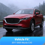Nilight Rain Guards for Mazda CX5 2017-2019 2020 2021 2022 2023 2024 2025 | Tape-On Window Visors Outside Mount Vent Visors Window Deflectors Fresh Air Ventilation Smoke Tint, 4PCS, view 4