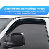 Nilight Tape-On Rain Guards for Chevrolet Chevy Express Van 1500 1996-2014 2010 2011 2012 2013 1014, Window Visors Vent Wind Deflectors-2PCS, view 2