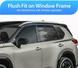 Nilight Rain Guards for Subaru WRX Sedan 2015 2016 2017 2018 2019 2020 2021 | Tape-On Window Visors Outside Mount Vent Visors Window Deflectors Fresh Air Ventilation Smoke Tint, 4PCS, view 5