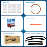 Nilight Window Rain Guards for Toyota Camry 2018 2019 2020 2021 2022 2023 2024 Vent Window Visors, Window Deflectors-4PCS, view 6