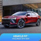Nilight Rain Guards for Chevy Blazer 2019 2020 2021 2022 2023 2024 2025 Window Deflectors, Vent Window Visors-4pcs, view 5