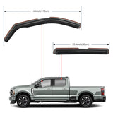 Nilight Rain Guards for Chevy Silverado/Sierra 2500HD/3500HD 2020 2021 2022 2023 2024 2025 Crew Cab Original Window Deflectors, Vent Window Visors-4PCS, view 3