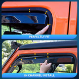Nilight Window Deflectors for Toyota Highlander 2020 2021 2022 2023 2024 2025 Vent Window Visors, Rain Guards-4PCS, view 3