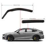 Nilight Rain Guards for Honda Civic Hatchback HB LX Sport Touring EX-L 2022 2023 2024 Window Deflectors, Vent Window Visors-4pcs, view 3