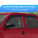 Nilight Rain Guards for Toyota Tacoma Double Cab 2005-2015 2010 2011 2012 2013 2014 2015, Out-Channel Window Visors Vent Wind Deflectors-4PCS, view 2