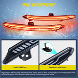 Nilight Rear Bumper Tail Light Compatible with 2018 2019 2020 2021 2022 Honda Accord 10th Smoke Lens LED Reflector Rear Bumper Lamp Brake Turn Signal Sequential Flashing Driving Taillights Replacement, view 5