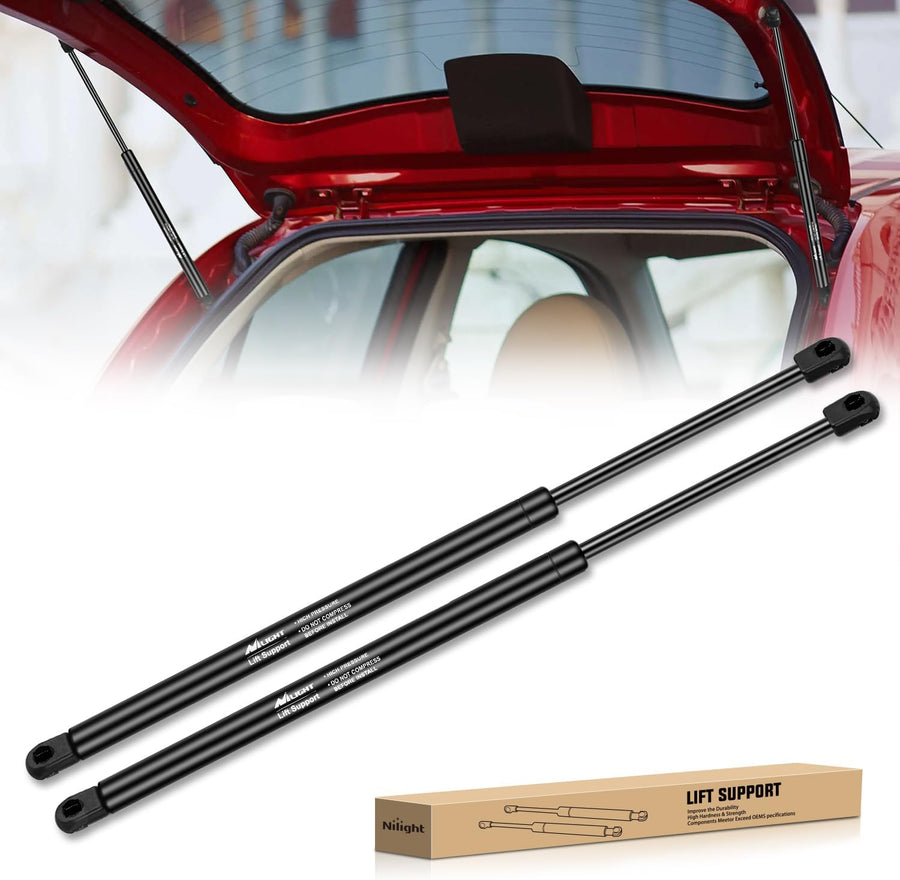 Nilight Rear Hatch Struts 4557 for 1999-2004 Chevy Suburban 1500 2500, 1995-2004 Tahoe, Tailgate Lift Supports Rear Door Shocks 25 Inch for 1999-2004 GMC Yukon, 1999-2004 Cadillac Escalade, 2PCS