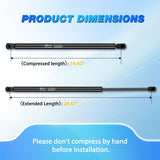 Nilight Rear Hatch Struts 6179 for Honda CR-V 2007-2011, Tailgate Lift Supports Rear Door Shocks 25 Inch, 2PCS Set Rod, view 4