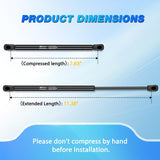 Nilight Rear Hatch Struts 6657 for Dodge Challenger 2008-2016, Tailgate Lift Supports Rear Door Shocks 12 Inch, 2PCS Set Rod, view 4