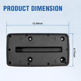 Nilight Rear License Plate Frame Holder Bracket for 1997 1998 1999 2000 2001 2002 2003 2004 2005 2006 Jeep Wrangler TJ Accessories Replace #55174994 Plastic License Plate Mounting Black, view 2