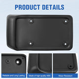 Nilight Rear License Plate Frame Holder Bracket for 1997 1998 1999 2000 2001 2002 2003 2004 2005 2006 Jeep Wrangler TJ Accessories Replace #55174994 Plastic License Plate Mounting Black, view 3