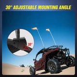 Nilight Rear Pillar Flag Antenna Mounts For 2017-2021 Can-am Maverick X3, view 5