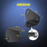 Nilight Rear Pillar Flag Antenna Mounts For 2017-2021 Can-am Maverick X3, view 6